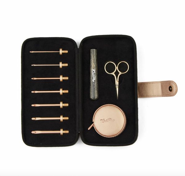 Hovedbilde Luksuriøst sett  Uskiftbare Heklekroker Knit Pro