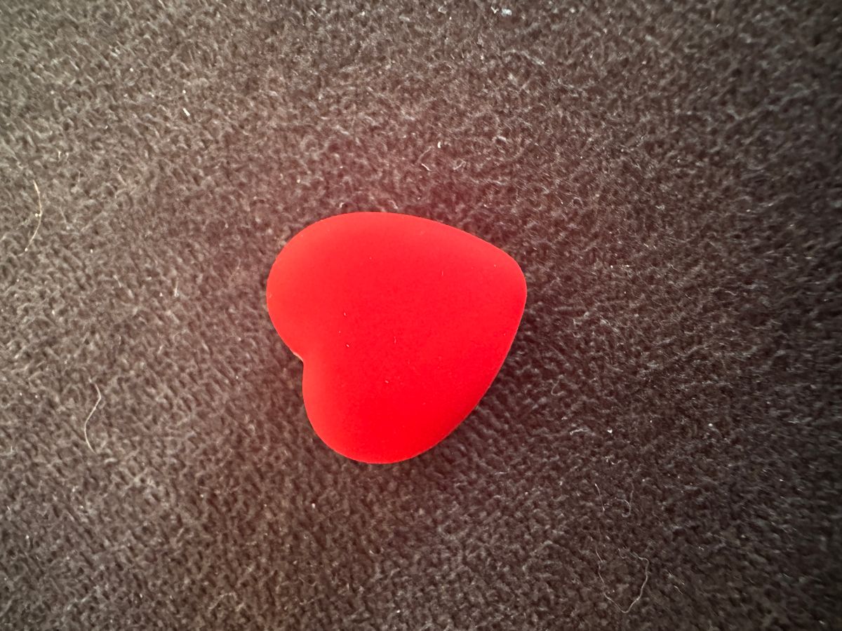 Maskestopper Rødt  hjerte 