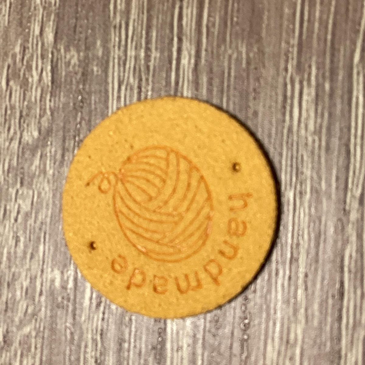 Lapp Sirkel Handmade nøste Gul