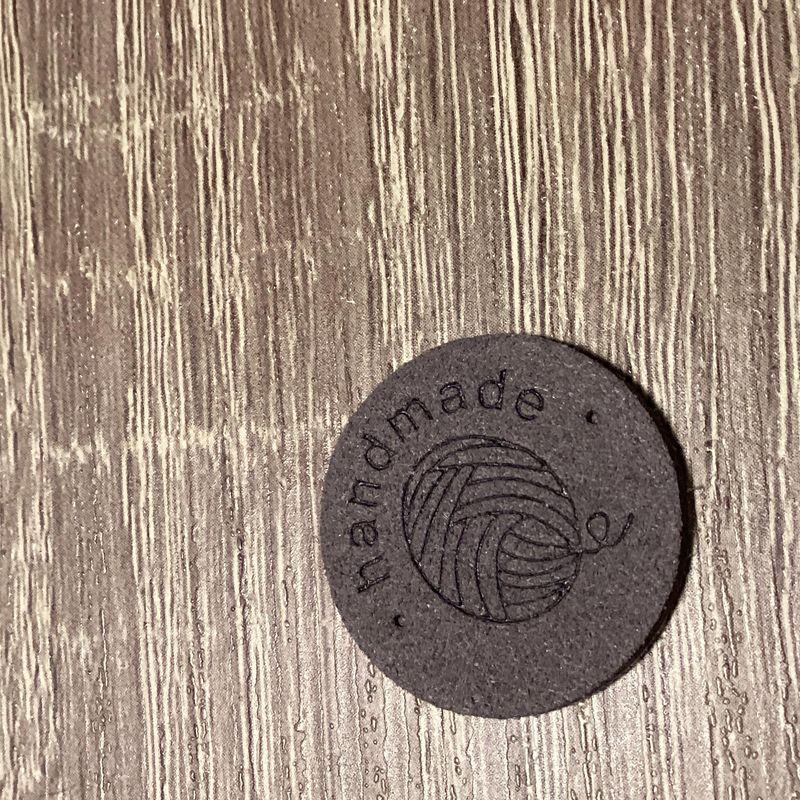 Lapp Sirkel Handmade nøste Mørk Grå