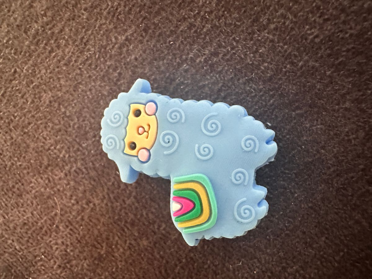 Maskestopper Alpakka lys blå