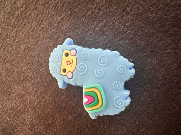 Hovedbilde Maskestopper Alpakka lys blå