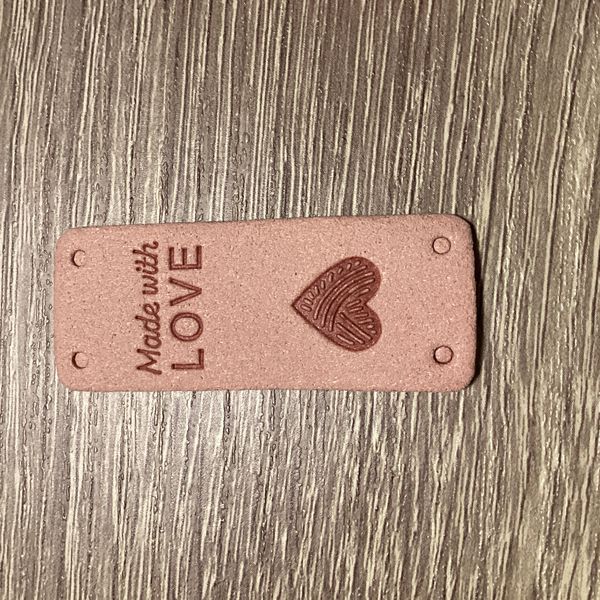 Hovedbilde Lapp Made with love Ferskenrosa