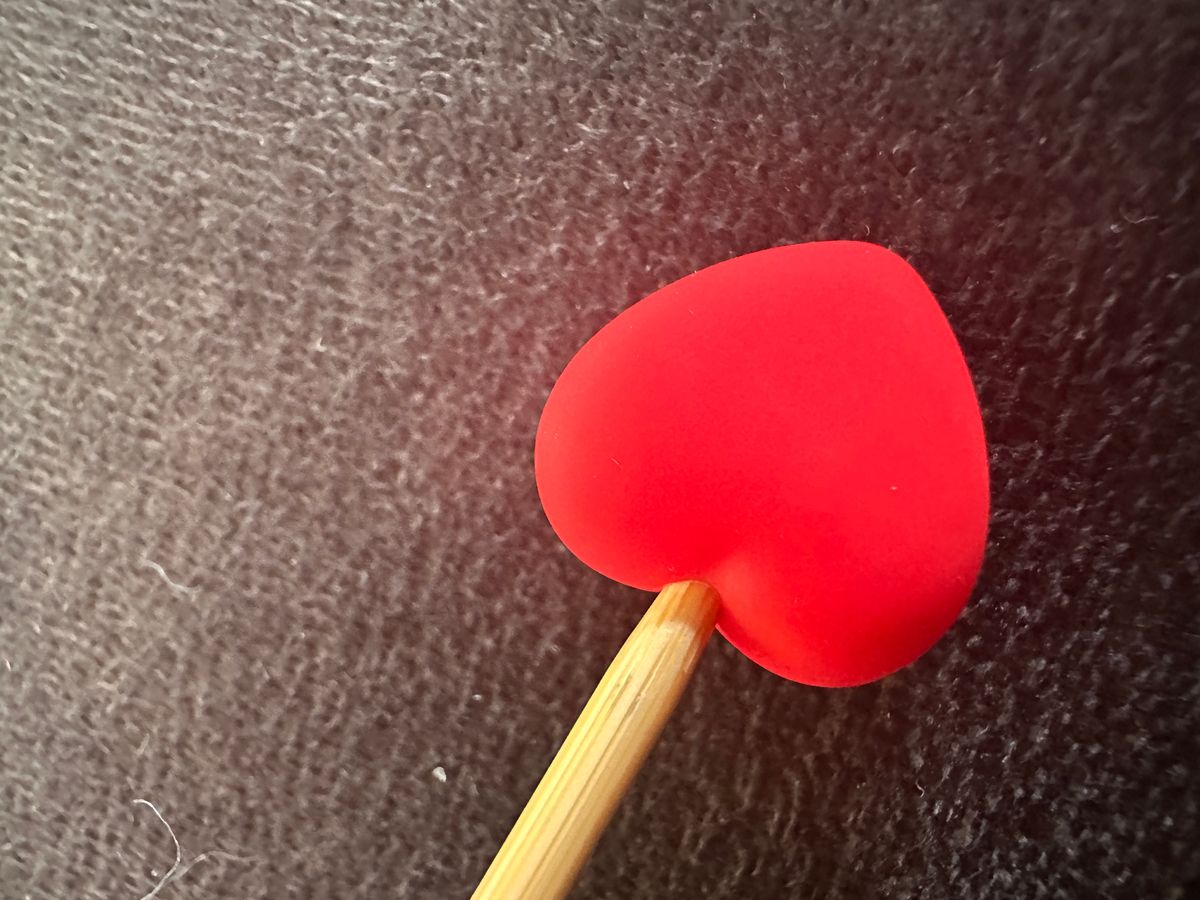 Maskestopper Rødt  hjerte 